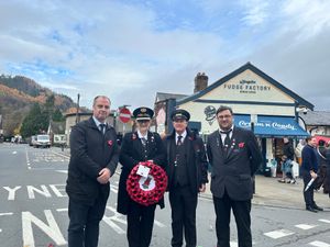 Mandy Towers was joined by Llangollen Railway Trust Manager David Hennigan and the Llangollen Station Team
