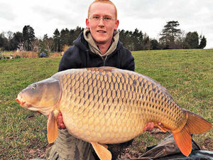 Supporting image for story: Matt's 49lb carp comes out of the blue
