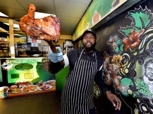 Supporting image for story: Tony living the dream as he spices up food