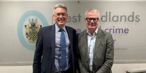 PCC Simon Foster and West Midlands Mayor Richard Parker. PIC: Simon Foster