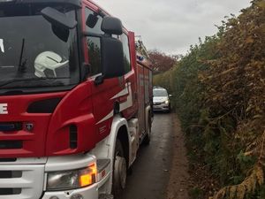 Supporting image for story: Woman treated for shock after crash between car and tractor near Market Drayton