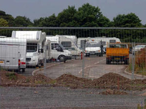 Supporting image for story: Travellers set up residence in Shrewsbury