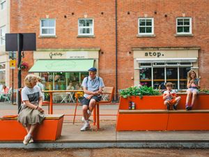 Supporting image for story: New town 'parklet' in place – and more could be on the way