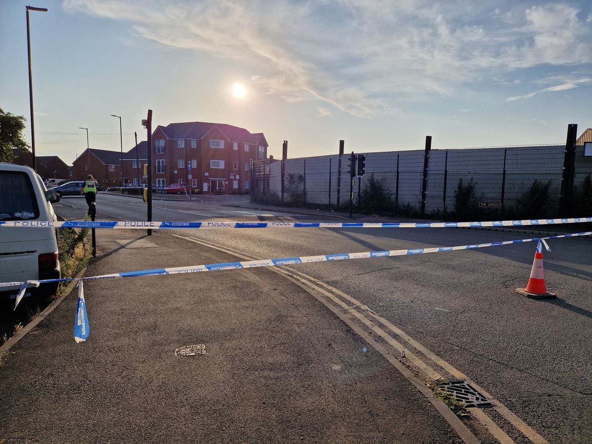 Motorcyclist left with potentially serious injuries after three vehicle collision which left Darlaston road closed off