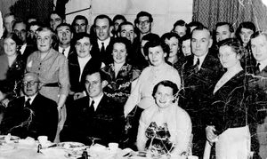 An annual dinner in the 1950s.
