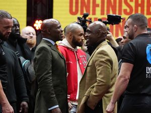 Supporting image for story: Chris Eubank Jr and Conor Benn upstaged by their famous fathers at media event