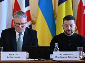 Prime Minister Sir Keir Starmer and Ukrainian President Volodymyr Zelensky