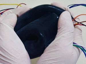 Supporting image for story: This keyboard can be crumpled up and stuck into a pocket