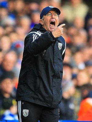 Albion head coach Tony Pulis