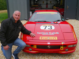 Supporting image for story: Local charity name to hit the race tracks on Ferrari racing car