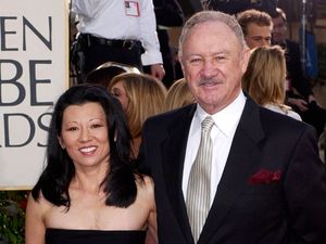 Betsy Arakawa and Gene Hackman