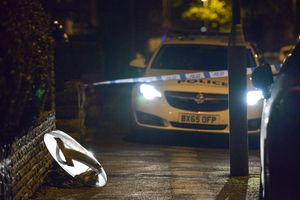 The police cordon. Photo: SnapperSK