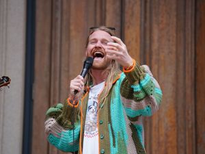 Supporting image for story: Sam Ryder delights Eurovision fans with impromptu performance on Liverpool docks