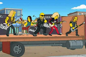 Supporting image for story: Midlands heavy metal legends Judas Priest appear on The Simpsons