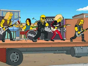 Supporting image for story: Midlands heavy metal legends Judas Priest appear on The Simpsons