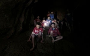 The 12 boys and coach