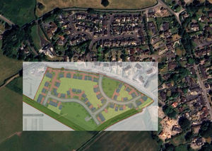 Outline plans to build 65 new two-, three-, four- and five-bedroom homes on the outskirts of Woore in north Shropshire have been submitted to Shropshire Council.