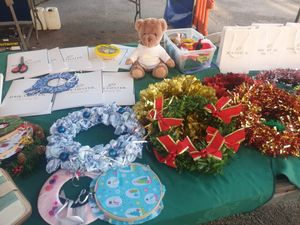 Supporting image for story: Care home residents' crafts sold at pre-lockdown market to fund Christmas goodie bags