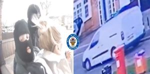 The footage on the cameras at the house shows the robbery as it went on. Photo: West Midlands Police
