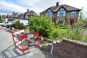The scene of the crash on Mytton Oak Road