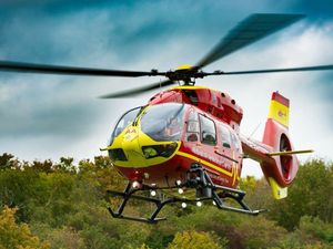 Supporting image for story: Woman seriously injured in two-car crash in Shrewsbury that led to air ambulance being called