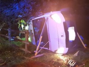 Supporting image for story: Two men in custody and one in hospital after high speed police chase