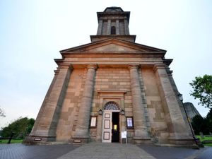 Supporting image for story: Bridgnorth church damaged by lightning strike