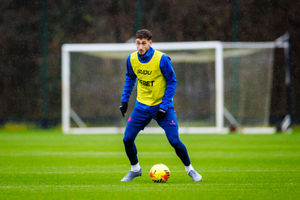 Santi Bueno on the ball (Photo by Brett Patzke - WWFC/Wolves via Getty Images)