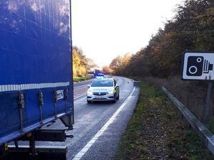Supporting image for story: Lorry in crash on A41 at Whitchurch 