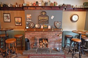 The building pays tribute to its farming history with the decorations on the wall