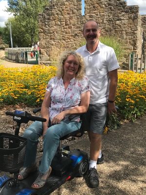 Ann thanks the Fund for their support since her diagnosis in 2007. Photo: Ann Hughes