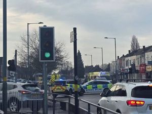 The police on Hawthorn Road