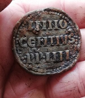 The pope's seal found by Andy