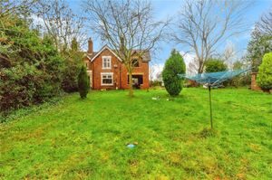 The extensive gardens at the house where Tokien once lived with his family at Gypsy Green near Penkridge  