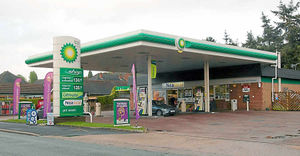 The BP petrol station in Holyhead Road, Wellington, where Georgia Williams worked for a few hours each week