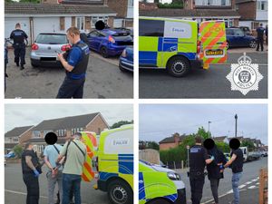 Supporting image for story: Two arrested, stolen car recovered and weapons seized in police raid on house in Stourport