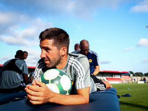 Supporting image for story: Europa League: Wolves train at Seaview Stadium ahead of Crusaders clash - IN PICTURES 