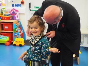 Supporting image for story: Mayor delights children at Oswestry charity