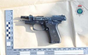 Another image of the gun which was recovered