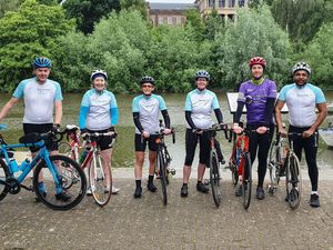 Supporting image for story: Cancer patient joined by health workers for 100-mile charity cycle ride