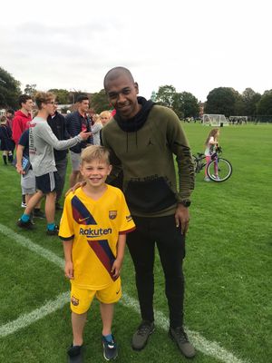 Fernandinho with Freddie Jones