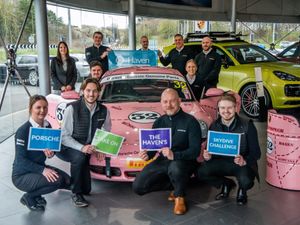 Supporting image for story: Car staff ready to take plunge for charity