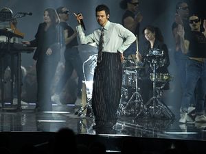 Supporting image for story: Harry Styles, Rosalia and Olivia Dean turn heads on Brit Awards red carpet