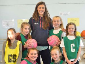 Supporting image for story: Pupils net a few tips from England ace Beth Cobden - with pictures