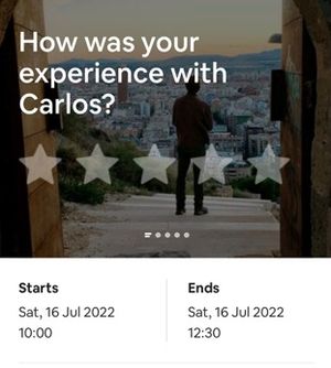 Don't know Carlos - we didn't bloody go!