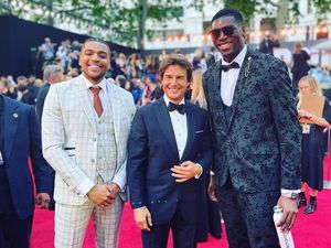 Supporting image for story: Black Country internet star meets Tom Cruise at Top Gun: Maverick premiere