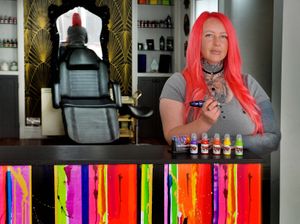 Supporting image for story: Tattoo artist working to give breast cancer survivors their confidence back through body art