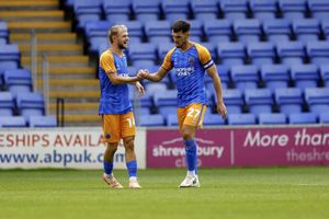 John Marquis of Shrewsbury Town in pre-season