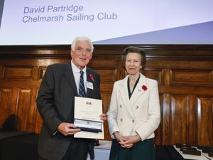 Supporting image for story: Sailing club volunteer given award by Princess Anne for improving gender balance at club