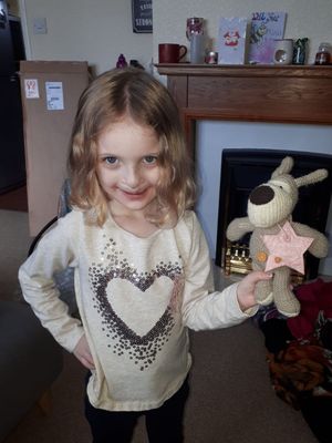 Sophia from Albrighton as a child. She has taught fellow school pupils about her condition.